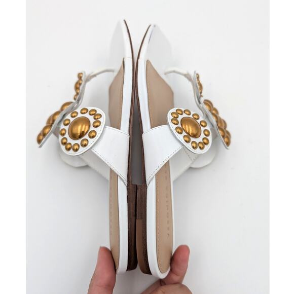 Veronica Beard Minari Beaded Circle Thong Sandals Women's Size US6M EU37 - Picture 10 of 10